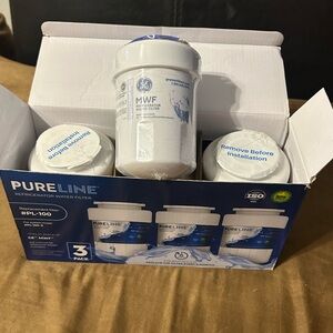 Pureline Refrigerator Water Filter 3-Pack